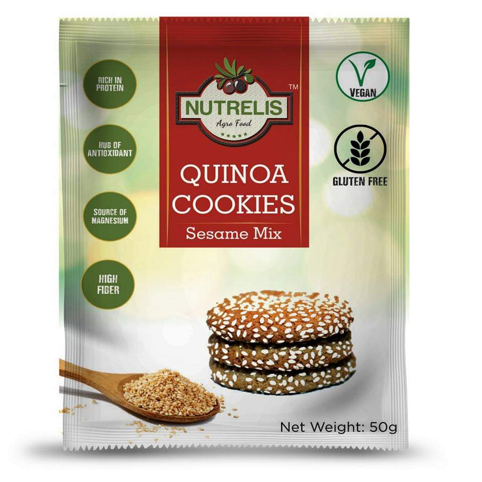 Quinoa Cookies Sesame mix